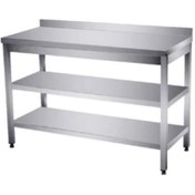 Resim Pimak Taban Ve Ara Raflı Çalışma Tezgahı 60 X 60 X 85 Cm 