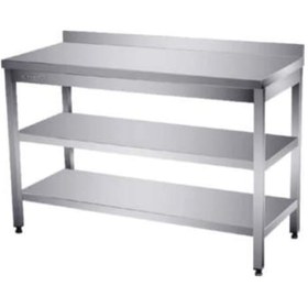 Resim Pimak Taban Ve Ara Raflı Çalışma Tezgahı 60 X 60 X 85 Cm 