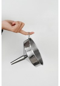 Resim Paslanmaz Çelik Yağ Meşrubat Şarap Meyve Suyu Hunisi Cin712 