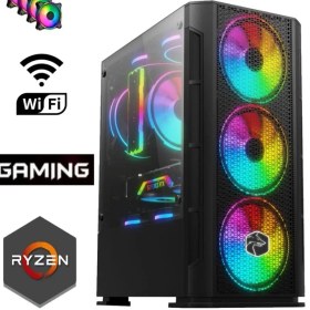 Resim Teknocity TC05 Ryzen 5 5500 16GB Ram 512GB SSD RX580 8gb Masaüstü Oyuncu Bilgisayarı 