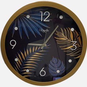 Resim Revello Dekoratif Gece Gold Düz Yuvarlak Saat 40x40 cm 