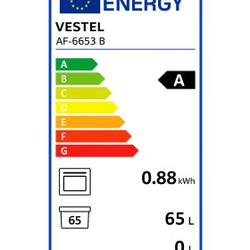 Resim Vestel AF-6653 B-P 65 Litre Beyaz Ankastre Fırın 