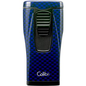 Resim Colibri Monaco 3 Jet Alev Karbon Puro Çakmak Mavi Lı880T13 