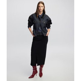 Resim İpekyol Denim Mix Kadın Kalem Etek IW6250004071 (IW6250004071) 