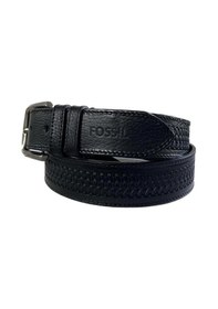 Resim Fossil 4cm Siyah Hakiki Deri Spor Erkek Kemeri-115cm Siyah 