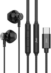 Resim Juo Type-C Mikrofonlu Kablolu Kulak İçi Kulaklık Metal DAC Çip Destekli ENC Gürültü Engelleme 
