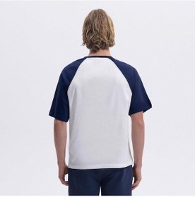Resim Ellesse Em009-2-sgr Bisiklet Yaka Erkek T-shirt - Beyaz / Gri 