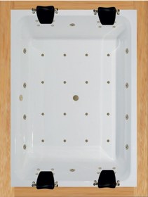 Resim Shower Optımum 180X220 Özel Ahşap Platformlu Jakuzi 