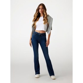 Resim Guess Sexy Flare Skinny Kadın Jean Pantolon W5YA0LD0782 (W5YA0LD0782) 