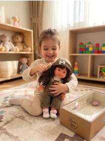 Resim Lucia Girl Konuşan 35 Cm - Etkileşimli Kolları Bacakları Ve Kafası Et Kutulu Oyuncak Bebek 29808842 