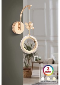 Resim İstanbul Avize Halka Aplik Tekli Gold Aplik 