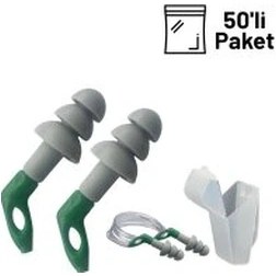 Resim Starline 1409-c Plastik İpli Kulak Tıkacı 28,5db - 50li Paket 