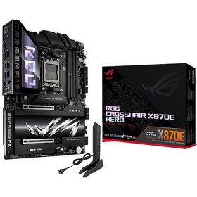 Resim Asus ROG Crosshair X870E Hero 8600 MHz(OC) DDR5 Soket AM5 M.2 HDMI ATX Anakart 