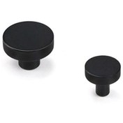 Resim System Siyah 26 mm Düğme Mobilya Kulpu (SY1910 0026 AL6) 