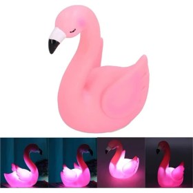 Resim Vanch LED Işıklı Flamingo Masa Lambası 