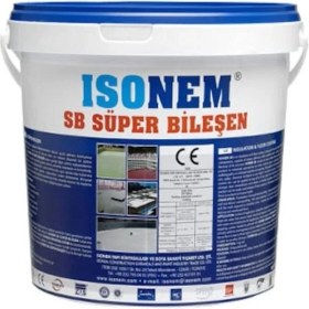 Resim İsonem SB Süper Bileşen Beyaz Su Yalıtımı 10 KG Güçlü Aderans ve UV Direnci 