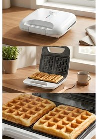 Resim Kiwi KSM-2405W 750 W Waffle Makinesi 