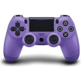 Resim Ps4 Kablosuz Bluetooth Oyun Kolu Mor - Işıklı, Dokunmatik Panel, 3.5mm Ses Jack, Paylaşım Fonksiyonu, 600mah Pil 