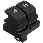 Resim CRN Vokswagen Amarok Sol Çiftli Cam Açma Düğmesi Anahtarı Krom 2011- 