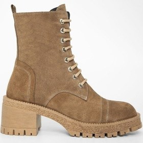 Resim Valmenti Kadın Taba Süet Deri Casual Bot 33 27510 Bn Bot Sk23/24 Taba 