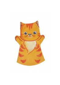 Resim Toys2you Büyük Boy Keçe El Kuklası - Aslan Bej - Turuncu 