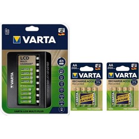 Resim Varta Multi Plus 8li Şarj Cihazı + 8 x 2100 Mah AA Şarjlı Pil 