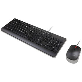 Resim Lenovo 4X31R64436 Essential Türkçe F AI Kablolu USB Klavye Mouse Set 