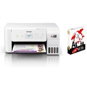 Resim Epson EcoTank L3266 Wi-Fi Renkli Çok Fonksiyonlu Tanklı Yazıcı + Vestpa 500 Sayfa A4 Kağıt 