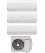 Resim Bosch Multi Split İnverter Klima 28000 Btu 1 Dış + 3 İç Ünite 9000 + 9000 + 18000 Btu 