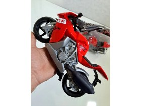 Resim Motor Motosiklet Motorbisiklet Motorsiklet Erkek Oyuncak Yarış Motor 28 x 18 cm Detaylı Kırılmaz 