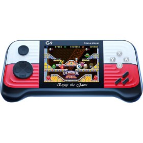 Resim G9 Retro 3.0" TV Bağlanan 2. Joystickli Oyun Konsolu Kırmızı (666 Klasik Oyunlar) 
