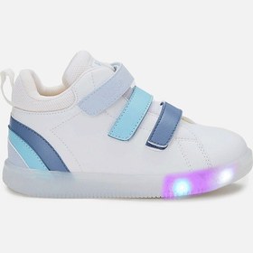 Resim Vicco Rainbow Işıklı Erkek Çocuk Beyaz/mavi Bot Beyaz - Mavi 
