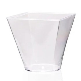Resim Rubikap Tek Kullanımlık Mini Kap, 120 cc, Şeffaf 