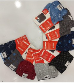 Resim Yıldız 43 Erkek Havlu Bel Desenli Boxer 9 Adet 001 