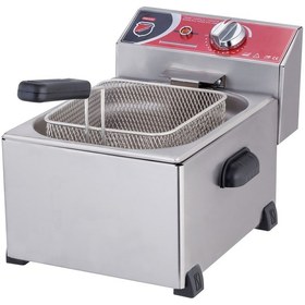 Resim Işıkgaz Silverinox Endüstriyel Tekli 5 Litre Elektrikli Fritöz 