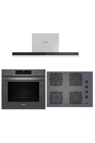 Resim Siemens Yeni HU717ABN0T EO7C8PP30O(67 CM) LC67BBK00T Ankastre Set 