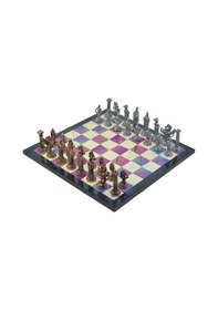 Resim Gifthome Metal Satranç Takımı-seti büyük ingiliz antik Taş Ve Bah 