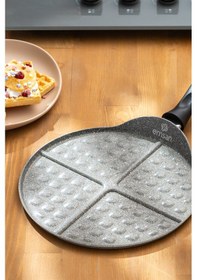 Resim Emsan Rosa Granit Waffle Tavası Gri 