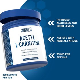 Resim Applied Nutrition Acetyl L-Carnitine 200 servis 