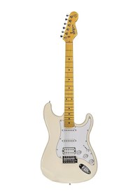 Resim New Orleans NHS9720 Stratocaster HSS Vintage White Elektro Gitar 