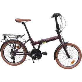 Resim Carraro 20J Carraro Flexı 121 21V Vb Katlanır Bisiklet - Mat Viola Bakır 