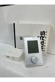 Resim Mars ELEKTİK S20 Kablosuz Dijital Oda Termostatı Beyaz Her Kombiye Uyumlu 