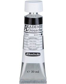 Resim Schmincke Akademie Guaj Boya 20 Ml. 750 Deep Black 