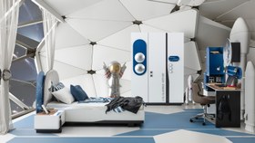 Resim Space Genç Odası - '+ Komidin + Kitaplık ve Çamaşırlık 
