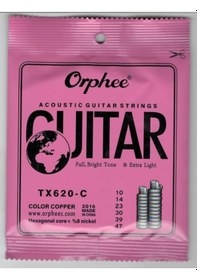 Resim Orphee Tx620-C Multi Color Colorful Acoustıc Guitar Renkli Akusti 