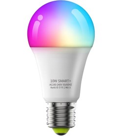 Resim 10w Akıllı Ampul Wi-fi Led Ampuller 2700k-6500k Rgbw E27 Ses Kontrol Zamanlayıcısı Ev Partisi Dekoru İçin 