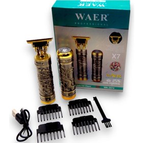 Resim Nidage Saç-Sakal Waer Özel Tasarım Saç Sakal Tıraş Makinası 1-2 Saat Şarjlı 3-5 Yo 