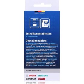 Resim Siemens 311819 00311819 Orijinal 3 x Kireç Çözücü Tab Entkalkungstabletten Entkalkertabletten Temizlik 2 In1 Calc + Protect, Kısmen Eq. 5 Eq. 6 Eq. 7 Eq. 8 Kahve Otomatı Kahve Makinesi Kahve Makinesi 