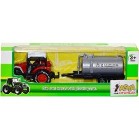Resim C4736-955-168 Metal Traktör 18 cm -Asya Oyuncak 