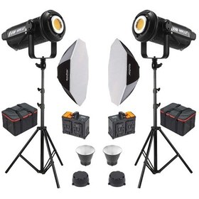 Resim GDX LV-700C-II 2'li Full Set - 95 CM Softbox + Işık Ayağı 